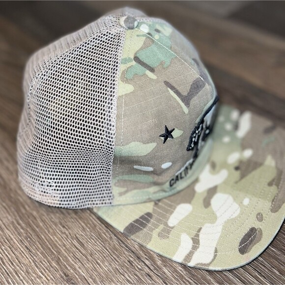 Baseball Cap California Republic Cali Bear Snapback Adjustable Hat Men CAMO - Picture 7 of 7